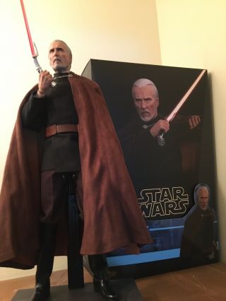 Hot Toys Star Wars Ii Attack Of The Clones Count Dooku Mms496 1/6 Scale Sideshow