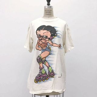 ⭕ 90s Vintage Rollerblade Betty Boop T - Shirt : Skate Punk Rave Jnco Mac Gear 80s