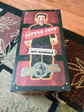 Jeff Dunham " Little Jeff " Ventriloquists Dummy/doll,  Book,  Video And Signature