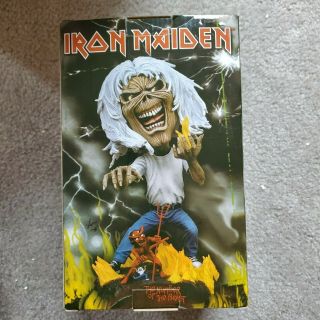 Rare 06 Iron Maiden Eddie Number Of The Beast Neca Head Knock Only One On Ebay