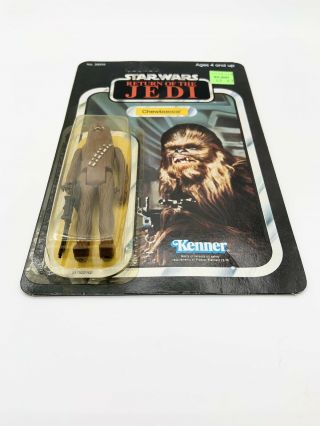 Vintage Kenner Star Wars 65 Back Chewbacca ROTJ MOC Unpunched 3