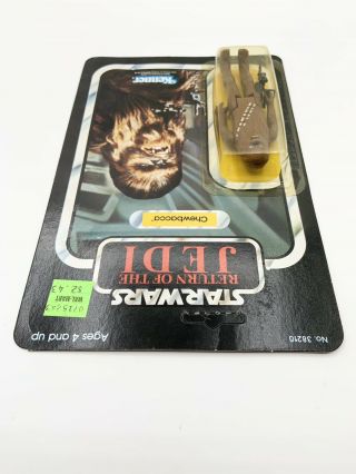 Vintage Kenner Star Wars 65 Back Chewbacca ROTJ MOC Unpunched 5
