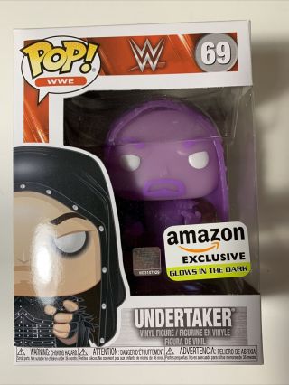 Funko Pop Undertaker Gitd Figure Wwe Amazon Exclusive 69