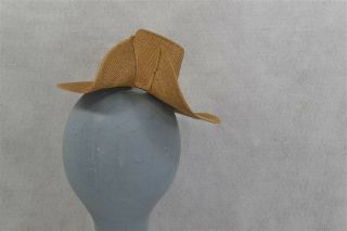 antique hat women early 1800s pre civil war straw natural small high crown rare 3