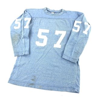 Vintage 50s 1950s Russel Southern Co T Shirt 3/4 Sleeve North Carolina Tar Heels