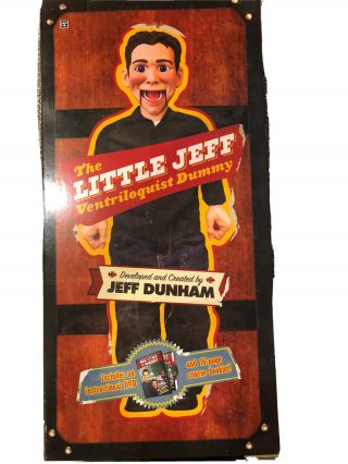 Rare Jeff Dunham " Little Jeff " Ventriloquist Dummy With Dvd,  Book