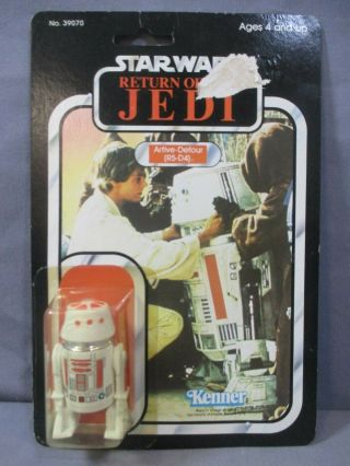 Star Wars R5 - D4 Droid 77 - Back Return Of The Jedi 1983 Vintage Arfive - Defour