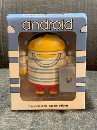 Android Mini Collectible Figure - Rare Google Edition Ge - " Cloud Executive "