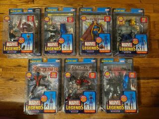 Marvel Legends - Baf Galactus Series Complete Set Of 7 -