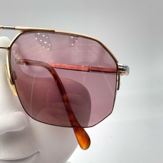 Vintage Neostyle Academic 510A Gold Metal Aviator Sunglasses Germany FRAME ONLY 3
