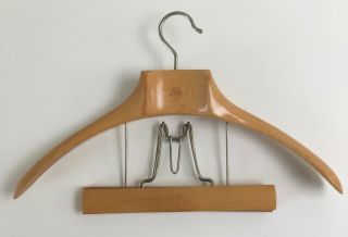Vtg Fratelli Reguitti Hanger W Pants Clamp,  Designer Ico Parisi 1950s Mid Cen