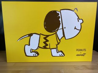 Super7 Peanuts Snoopy W/ Charlie Brown Mask Sdcc 2019 Vinyl Figure