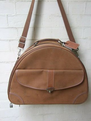 Vintage Retro  Afredo  Cognac Brown Travelling Case - Bag 60 