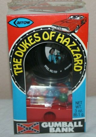 The Dukes Of Hazzard Vintage 1982 Vintage Gum Ball Bank Factory By Arrow