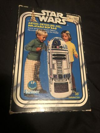 1977 Star Wars Kenner Vintage Artoo - Detoo (r2 - D2) Inflatable Bop Bag