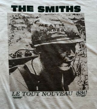 The Smiths Meat Is Murder T - Shirt Size L Morrissey Marr Charming Man