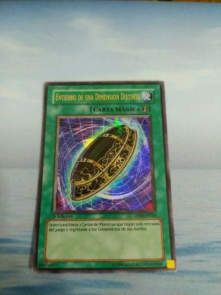Yugioh Ultra Rare Card Carte Burial From A Different Dimension Dp03 - Sp026 1 Edit