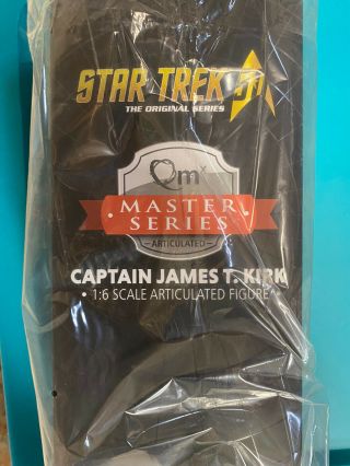 Qmx Star Trek Tos Captain Kirk 1/6 Figure 12 "