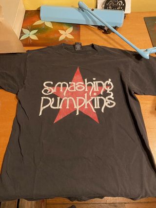 Vintage Smashing Pumpkins Just Say Maybe Black T Shirt Size Xl Giant