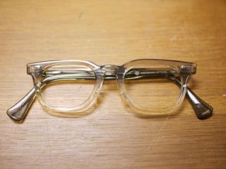 Vintage American Optical Eyeglass Mens 44 - 20 Retro Frame Made In Usa