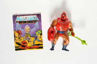 Clawful Vintage 1984 Masters Of The Universe Motu He - Man Complete W/ Mini Book
