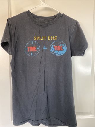 Vintage 1982 Split Enz “time,  Tide” (pre - Crowded House) Concert Tour T - Shirt