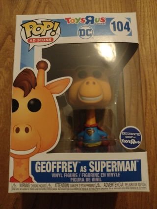 Funko Pop Geoffrey As Superman Ad Icons