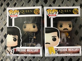 Queen - Freddie Mercury - 2 X Funko Pop - Boxed -