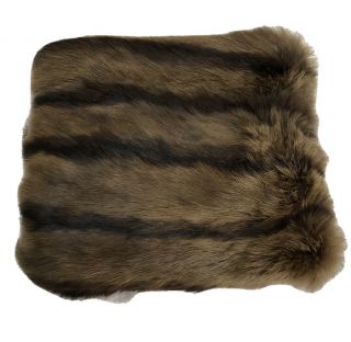 Nieman Marcus Vintage Full Natural Mink Brown Fur Muff Wristlet Hand Warmer A13