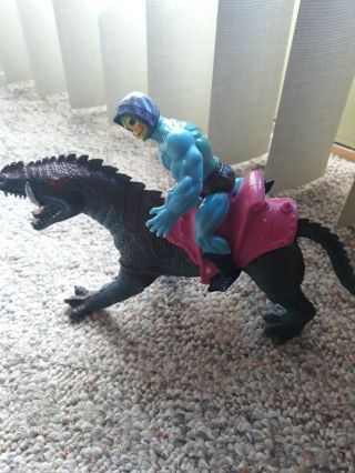 Imperial Dragon Beast W/ Saddle 1984 & Skeleton Figure Motu