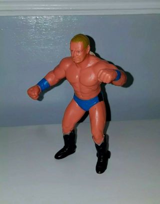 ☆ 1991 Wcw Galoob Barry Windham Blue Trunks Uk Exclusives Wrestling Figure Rare