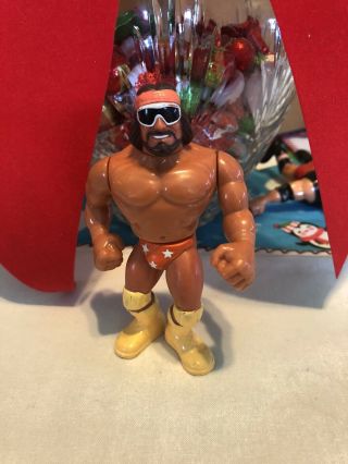 Vintage Wwf Wwe Macho Man Randy Savage Series 1 Hasbro Wrestling Figure 1990