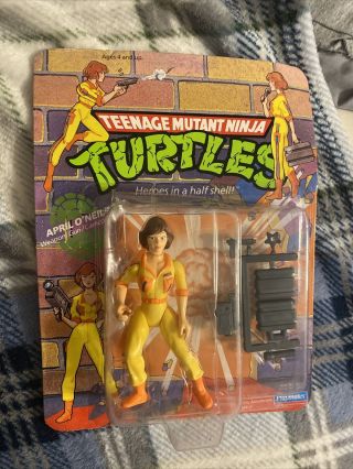 1992 Teenage Mutant Ninja Turtles,  April O’neil,  Playmates Vintage Unpunched