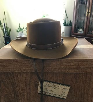 Vintage Stetson " The Billy Kid " Cowboy Hat With Box