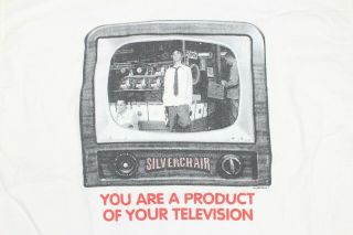 Vtg 90s Grunge Rock Band Shirt Silverchair You Are A Product Of Your Television