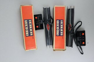 Vintage 2x Lionel - O - 27 - Remote Control Track 6019