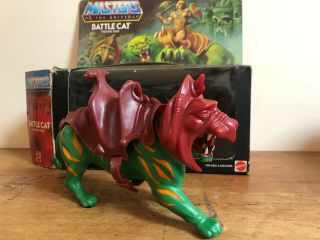 Rare Masters Of The Universe - Battle Cat - Boxed Fully Complete - 1981 Mattel