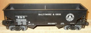 Vintage Baltimore & Ohio,  B & O,  O Scale Hopper Car,  No.  730289
