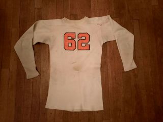 Vintage Antique 1930s Football Sports Athletic Thick Jersey Lowe & Campbell