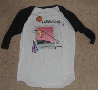 Vintage 1987 Genesis Invisible Touch Tour T - Shirt Land Of Confusion Phil Collins