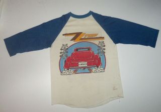 1983 Vintage Zz Top Eliminator Concert T - Shirt