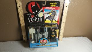 Batman Deluxe Crime Fighter Power Vision Batman Action Figure Kenner 1993