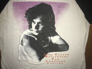 John Cougar Mellencamp T Shirt 1987 Tour Shirt The Lonesome Jubilee 2