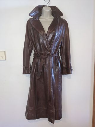 Vintage Skin Gear Brown Leather Women 