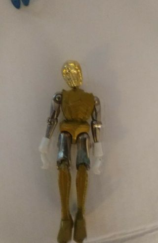 1976 Vintage Mego Micronauts Gold Space Glider Action Figure No Accessories