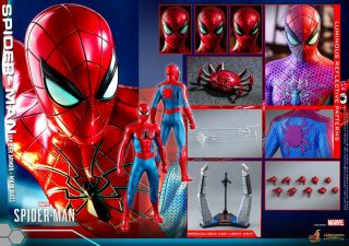 Hot Toys 1/6 VGM43 - Marvel ' s Spider - Man (Spider Armor MK IV Suit) 2