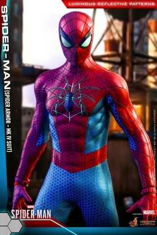 Hot Toys 1/6 VGM43 - Marvel ' s Spider - Man (Spider Armor MK IV Suit) 3
