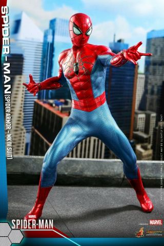 Hot Toys 1/6 VGM43 - Marvel ' s Spider - Man (Spider Armor MK IV Suit) 6