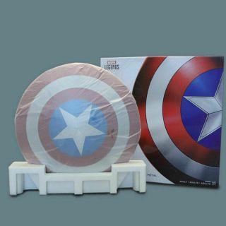Marvel Legends Captain America 75th Anniversary 1:1 Metal Shield Hasbro