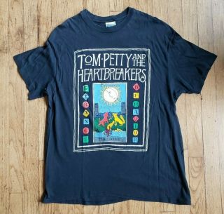 Vintage (1990) Tom Petty & The Heartbreakers Tour Concert T - Shirt